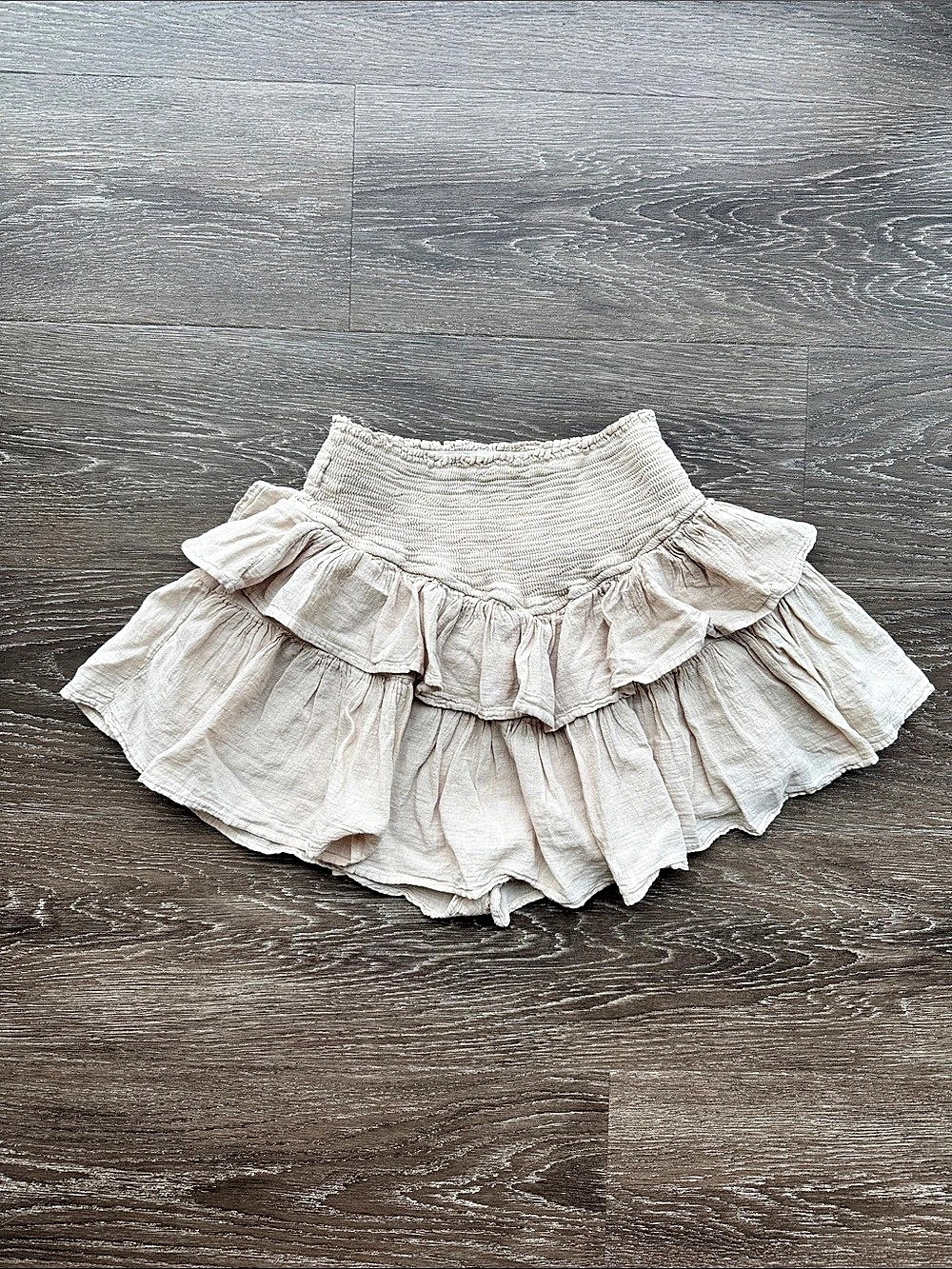 Blanco by Nature Lola Ruffled Skort Beige Medium